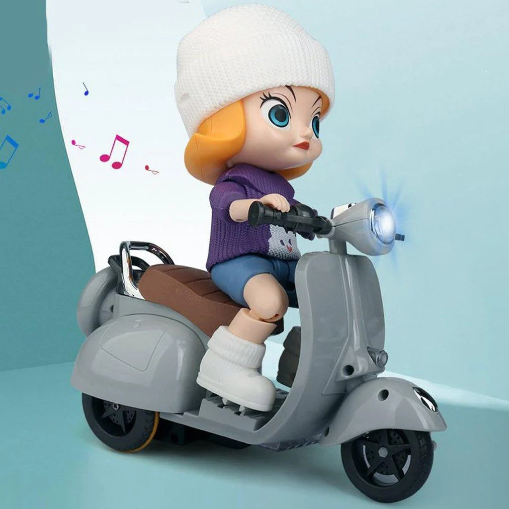 Tide Flow Motor Scooter Toy with Interactive Features
