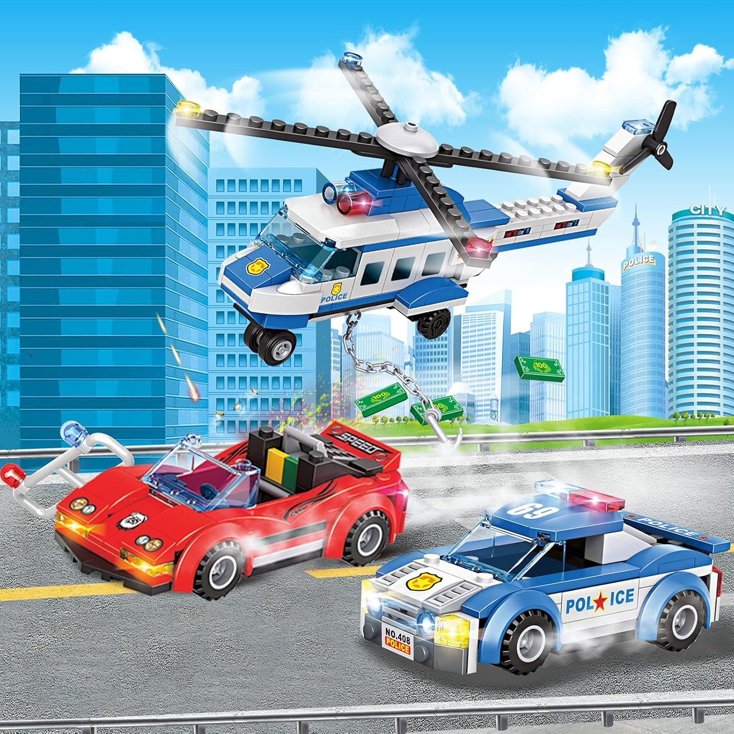 LEGO City Police High-Speed Chase: 439 pcs building set