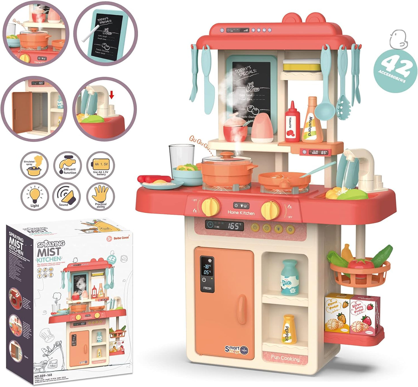 42 pcs Spraying Mist Home Kitchen Set