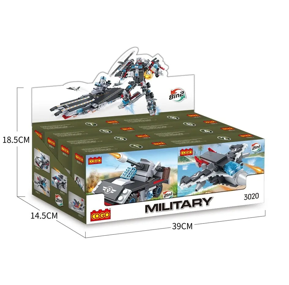 COGO Military Transforming Model Kit
