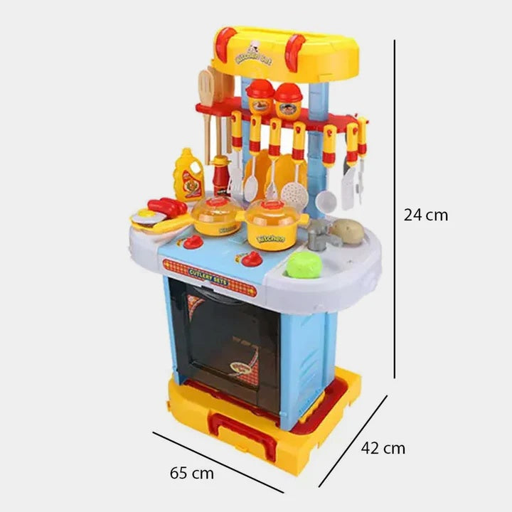 Deluxe 3-in-1 Kitchen Playset for Kids