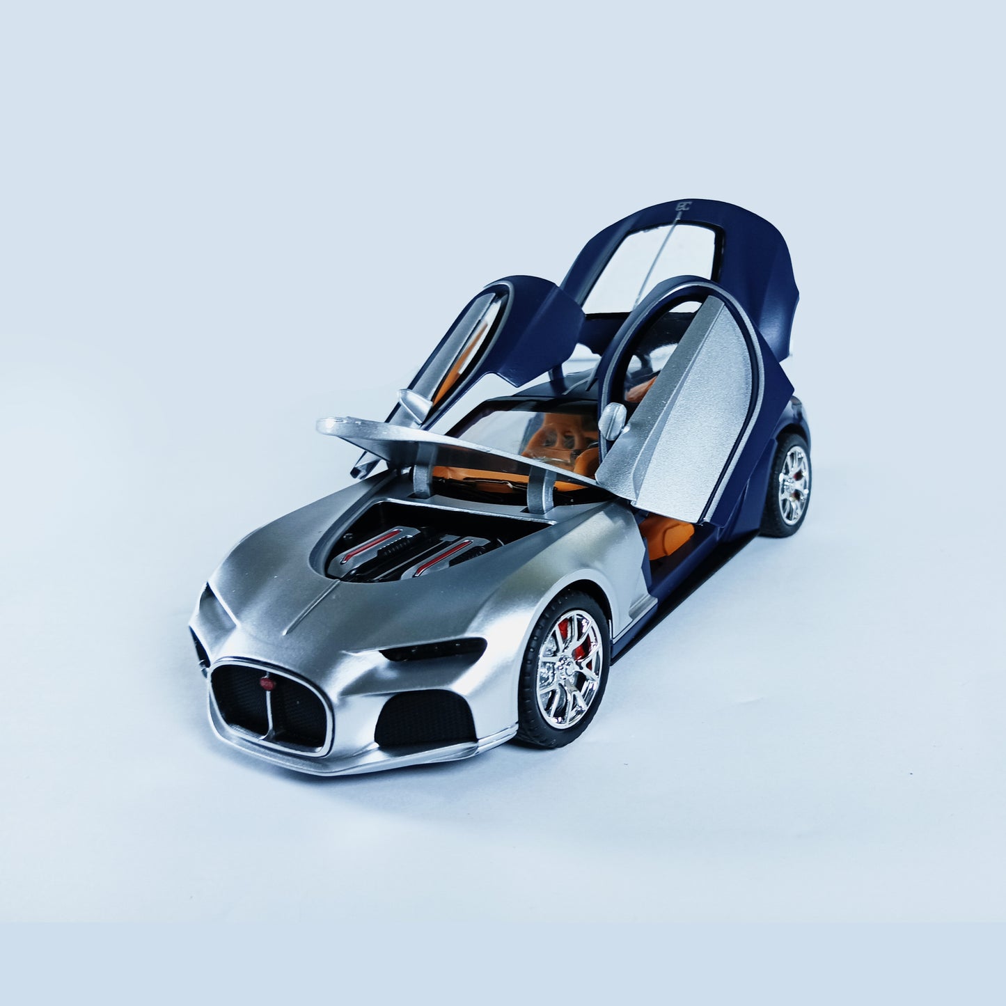 Buggati Replica Die-Cast Vehicle Model - Interactive Features with Sound and Light