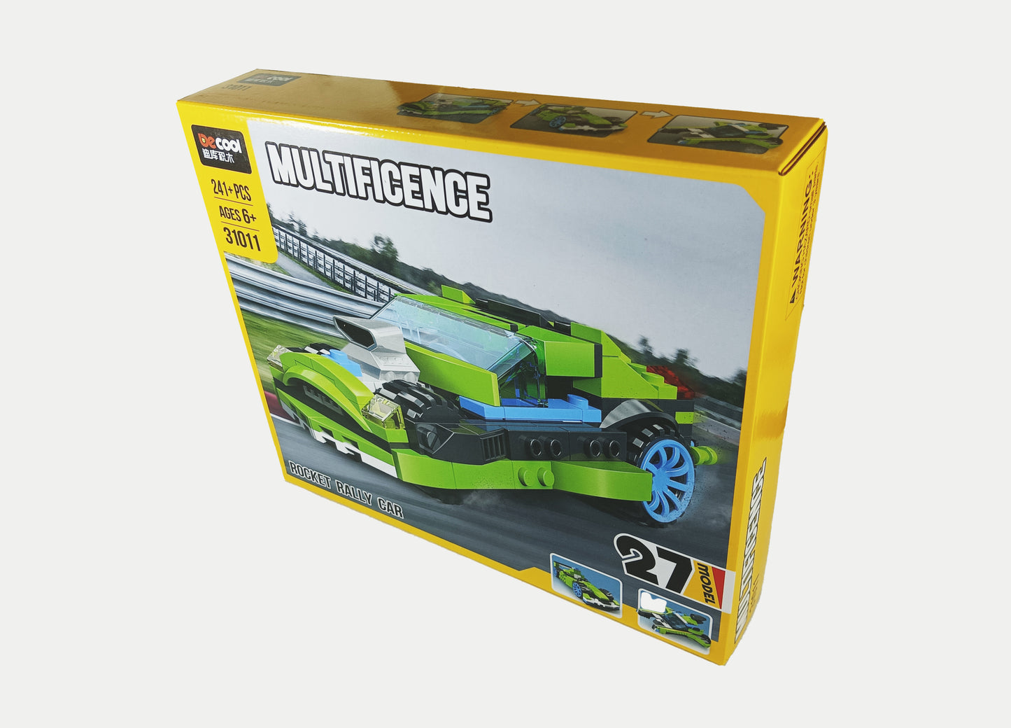 LEGO Multificence 241-Piece Rocket Rally Car Building Kit
