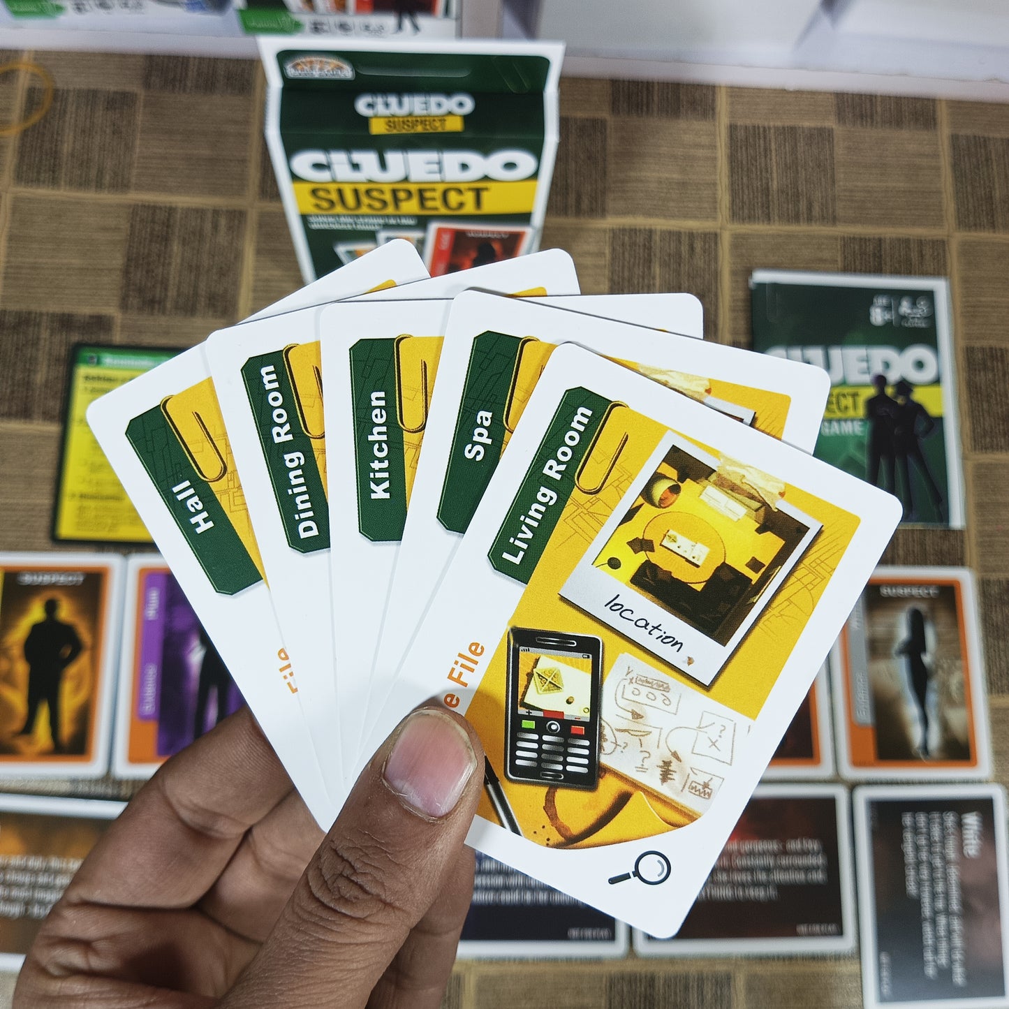 Cluedo Suspect Card Game