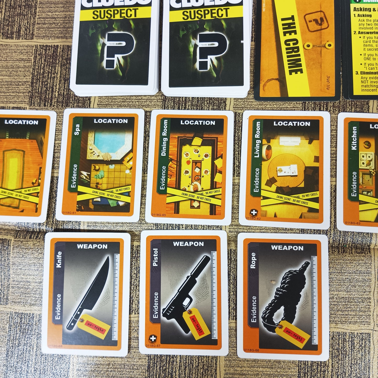 Cluedo Suspect Card Game