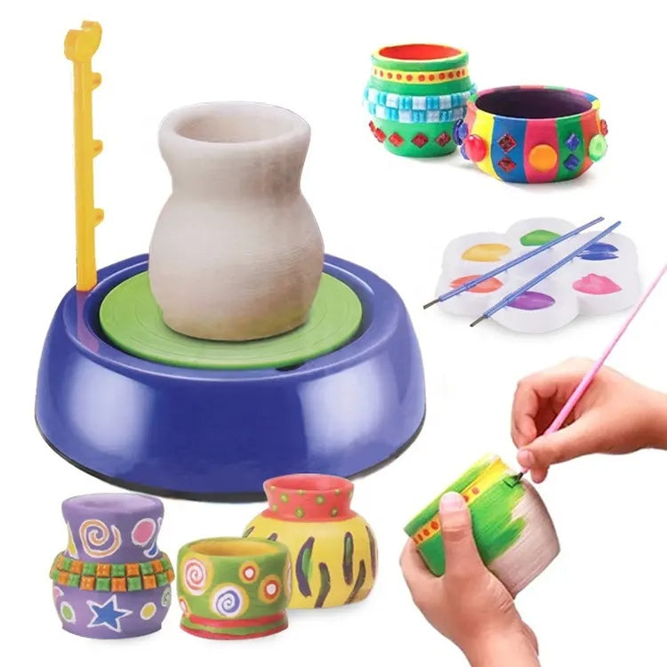Creative Clay Craft – Pottery Wheel Kit for Young Artists