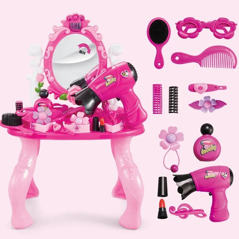 21+ pcs Delightful Princess Dressing Table Playset