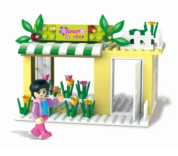 COGO Girls Series - Ultimate Town mini building blocks Playset
