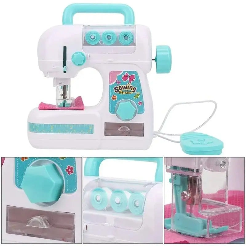 Sewing Machine Set for kids real working functions