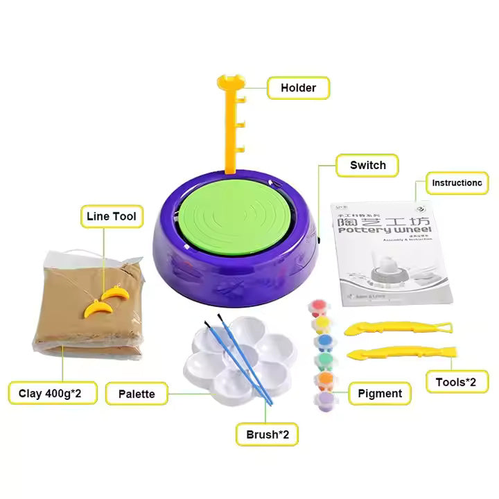 Creative Clay Craft – Pottery Wheel Kit for Young Artists