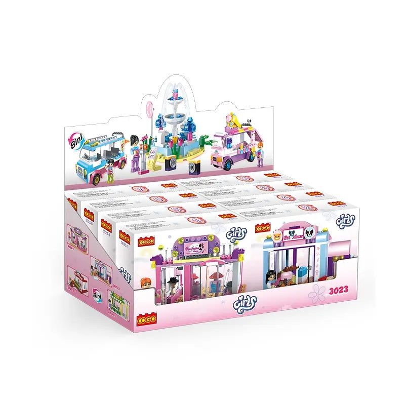COGO Girls Series - Ultimate Town mini building blocks Playset