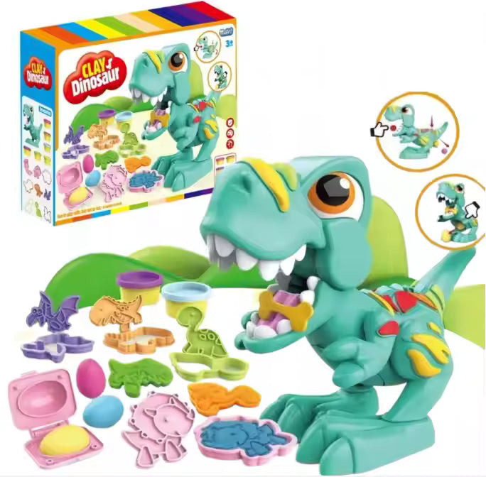 Clay Dinosaur Creative Playset