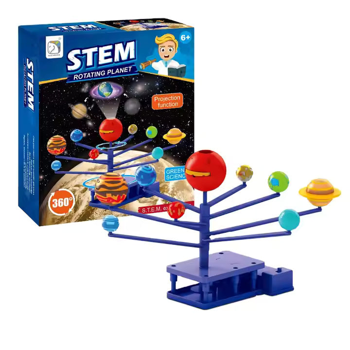 STEM Rotating Planet - Interactive Solar System Model