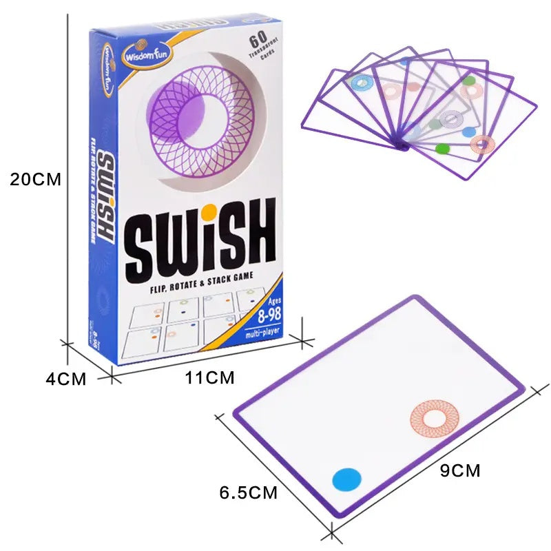 Swish – Transparent Card Stacking Game