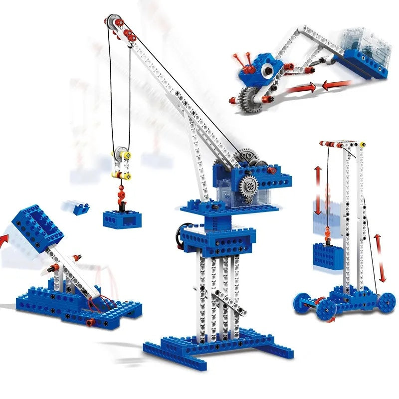 LEGO Power Machinery 4-in-1 Construction Set: Build Your World!