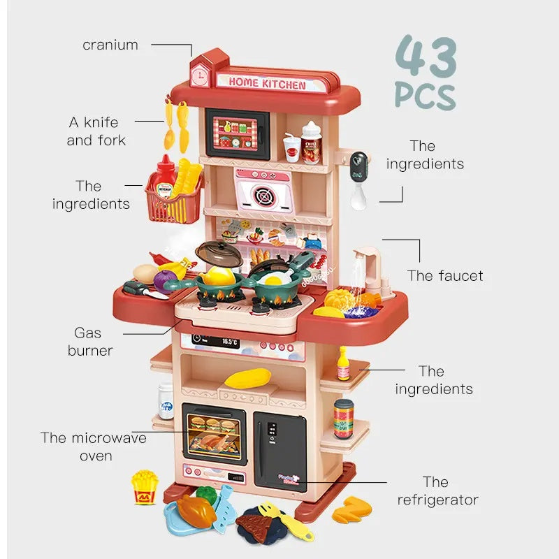 Baby Times Kitchen Chef: Deluxe Pretend Play Home Kitchen