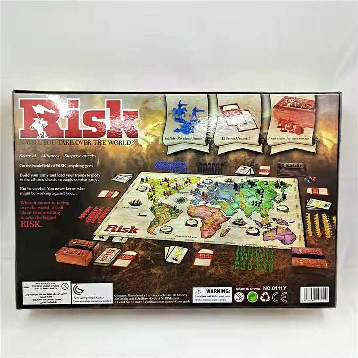 Risk: The Game of Strategic Conquest, engaging board game