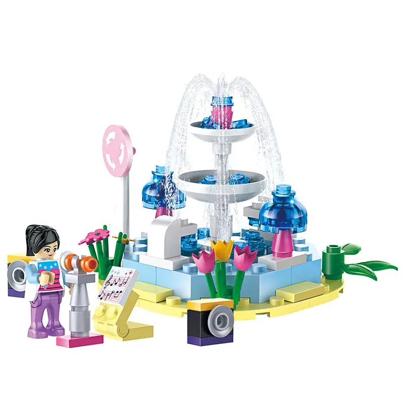 COGO Girls Series - Ultimate Town mini building blocks Playset