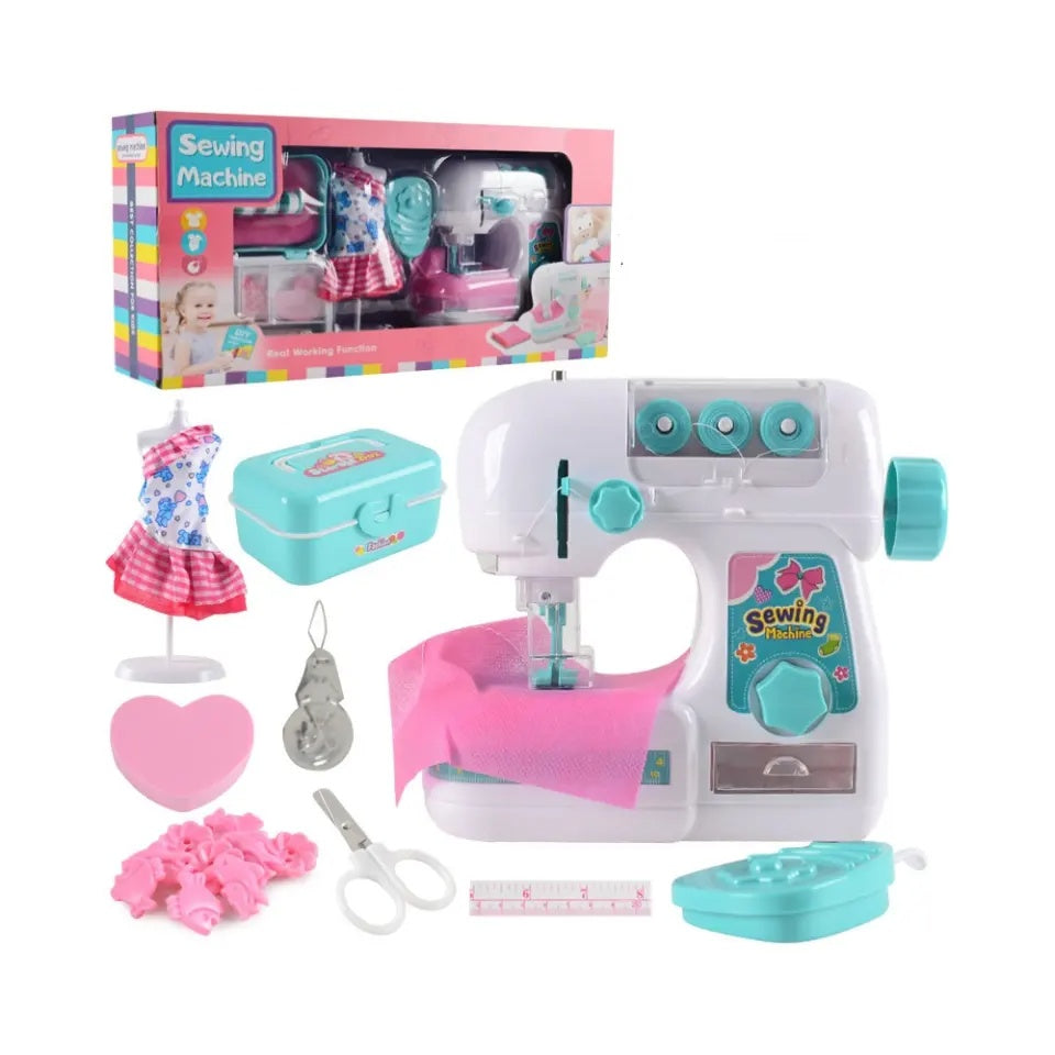 Sewing Machine Set for kids real working functions