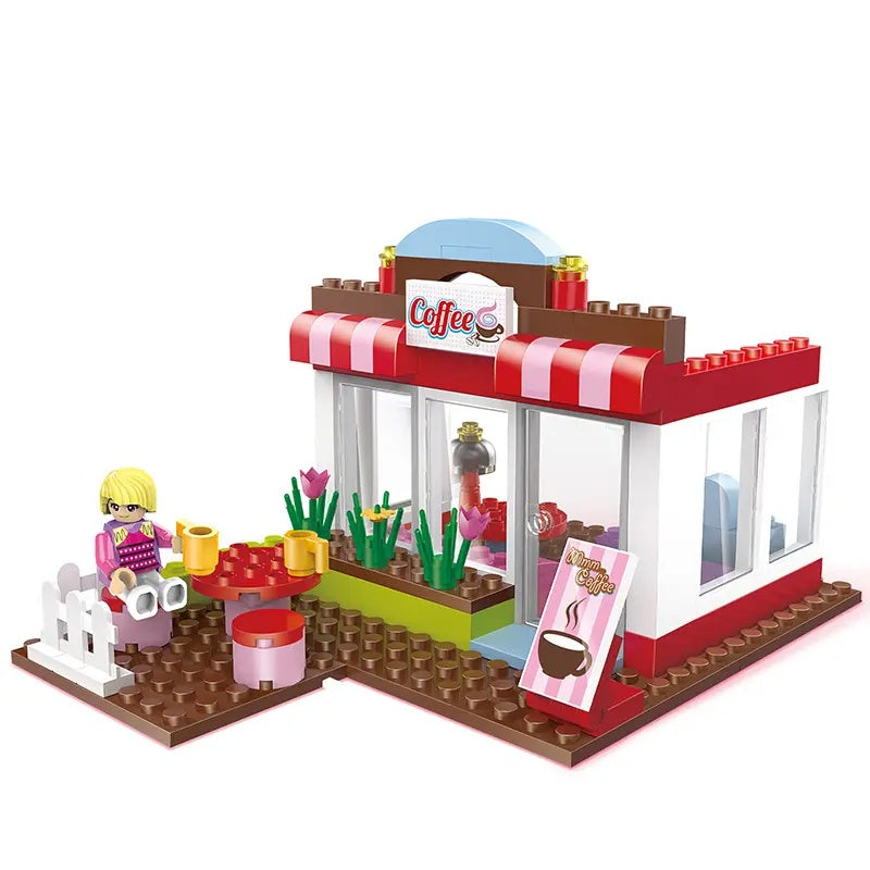 COGO Girls Series - Ultimate Town mini building blocks Playset