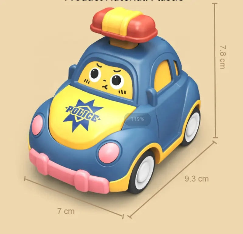 Car Cartoon Miniature Vehicles for Kids