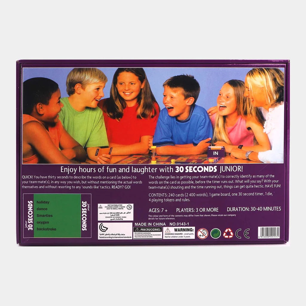 30 Seconds Junior - The Fast-Thinking Quick Talking Game