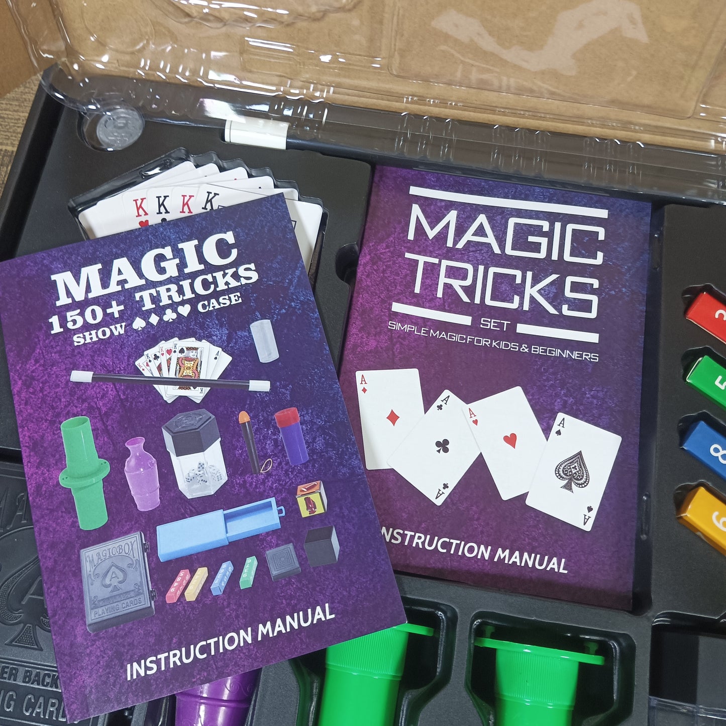 Magic 150+ Tricks Show Set | Complete Magic Kit for Kids & Beginners
