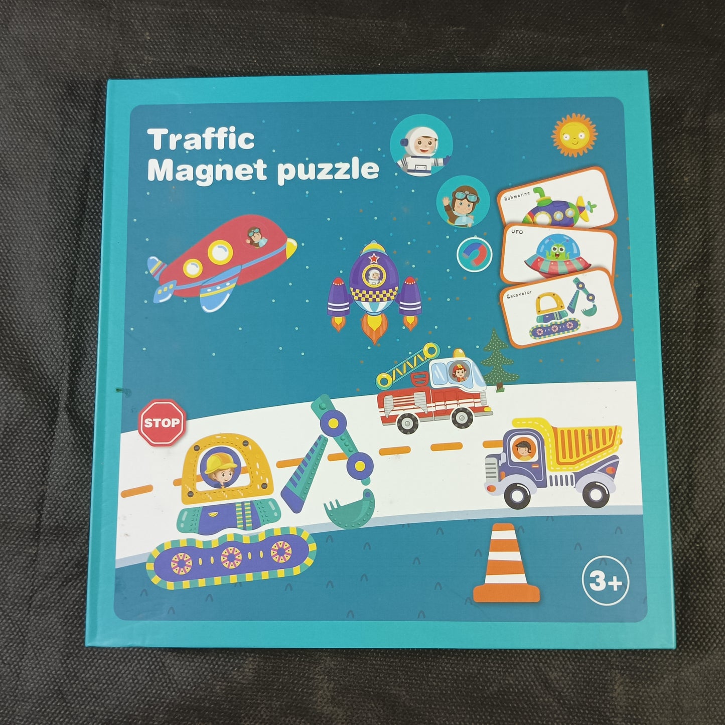 Traffic Magnet Puzzle Game – Build & Learn (3+ Years)