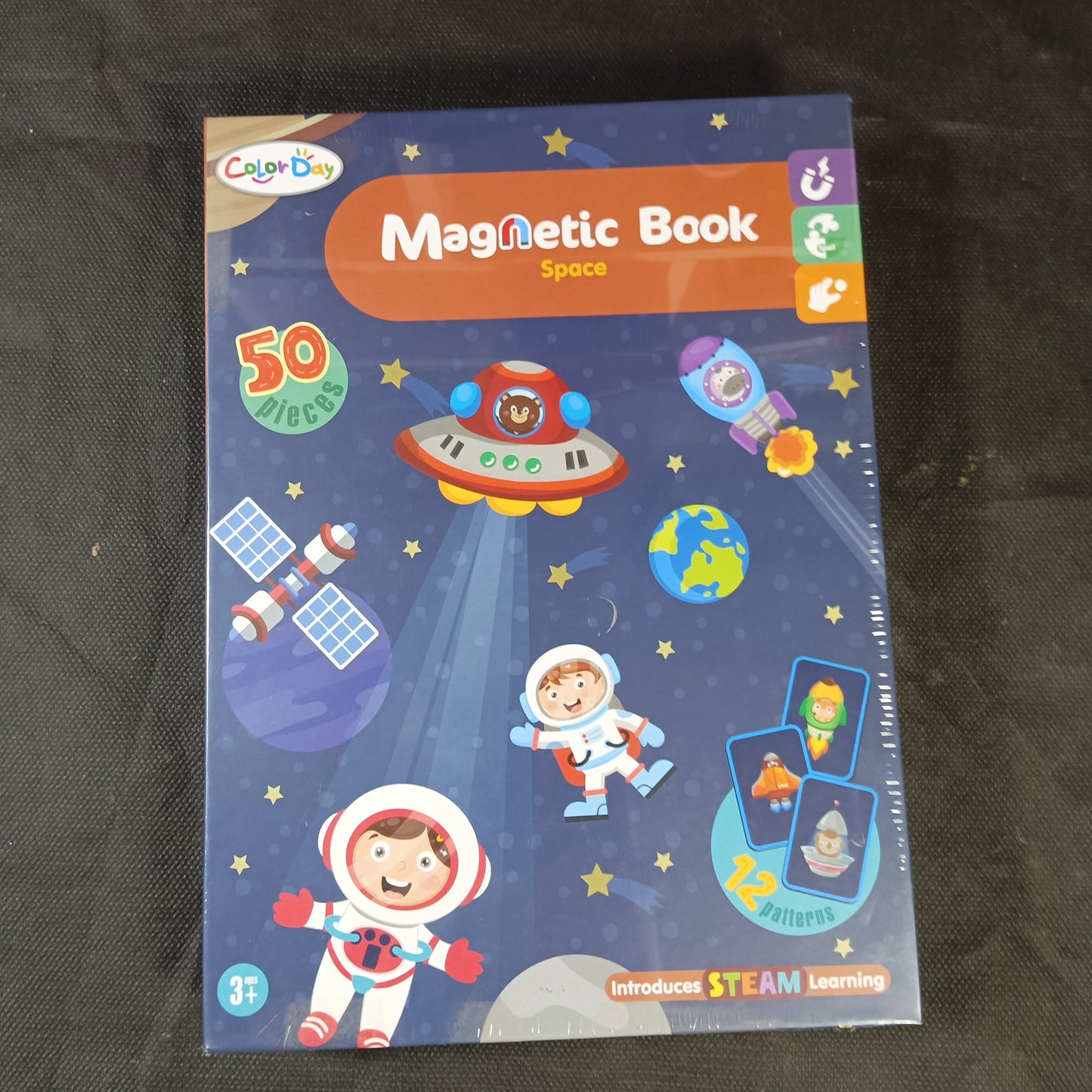 Magnetic Book – Space Adventure (50 Pieces | 3+ Years)