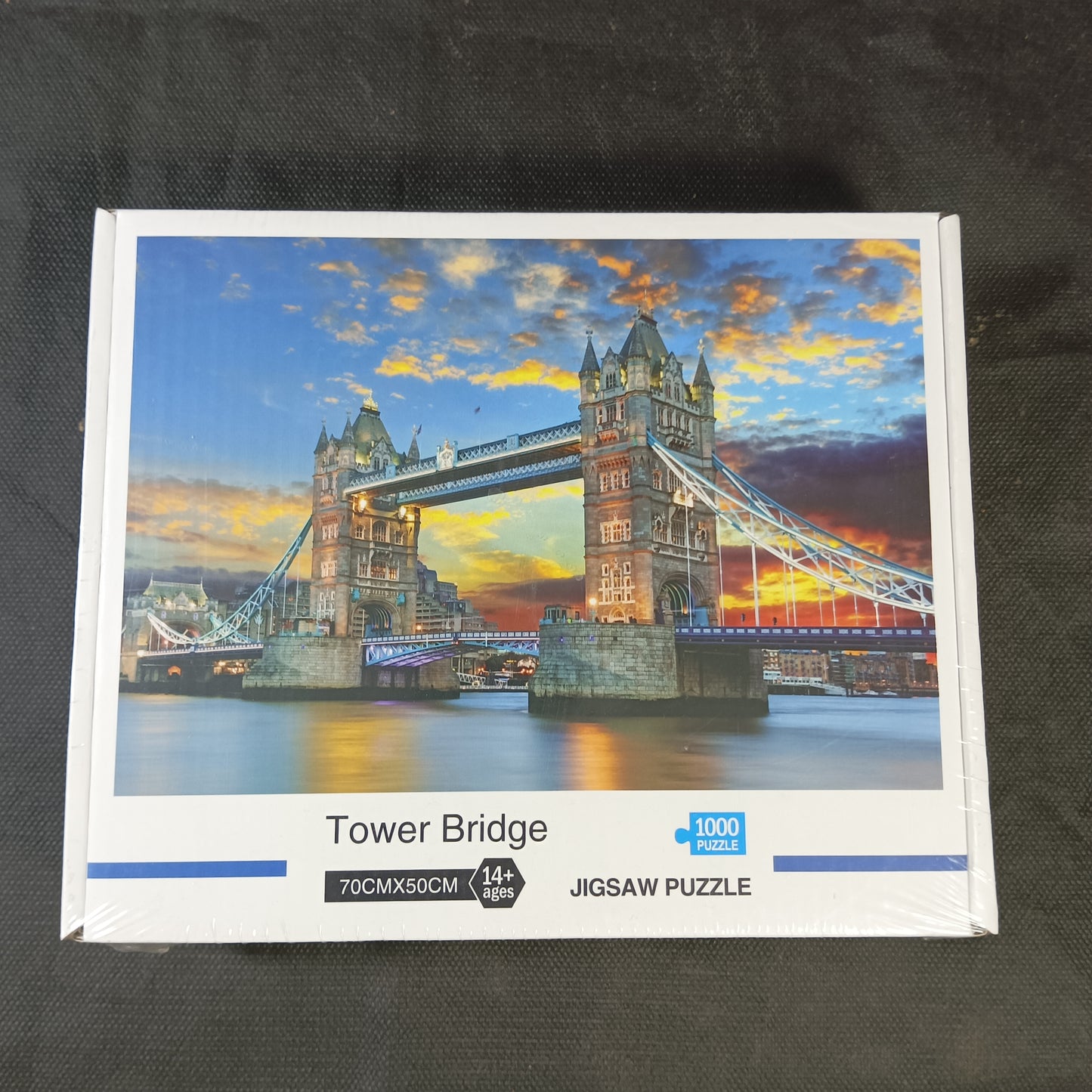 1000-Piece Jigsaw Puzzle – Tower Bridge and animals edition