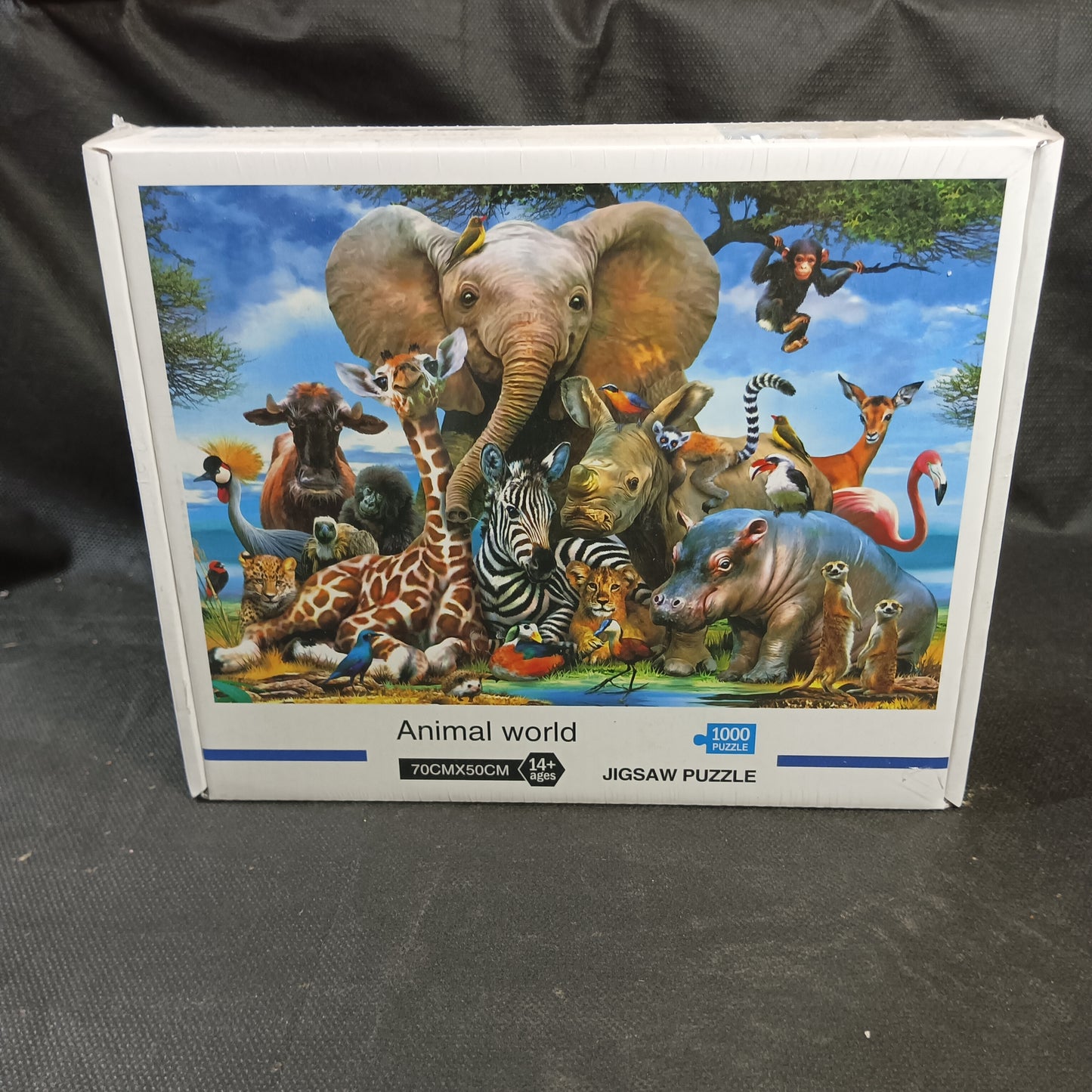 1000-Piece Jigsaw Puzzle – Tower Bridge and animals edition