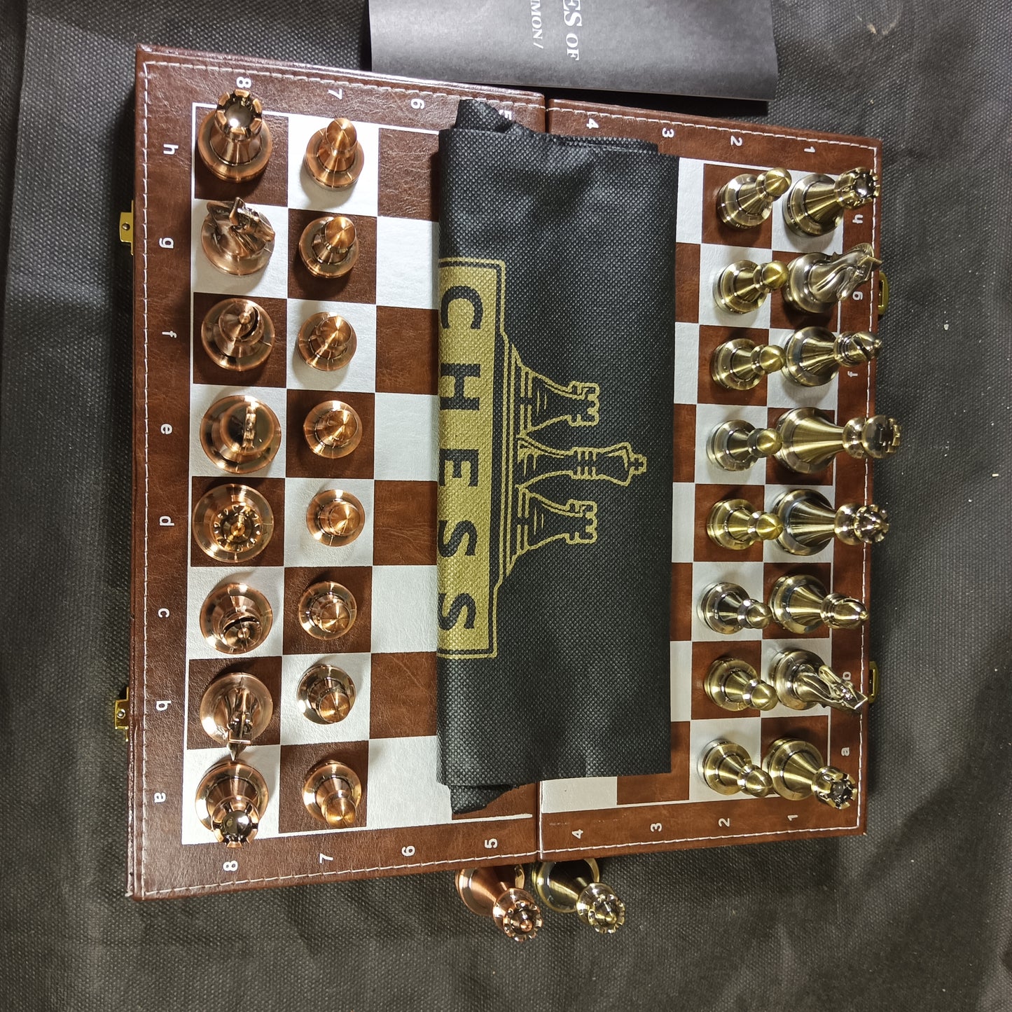 ♟️ Premium Metallic, megnatic Chess Set