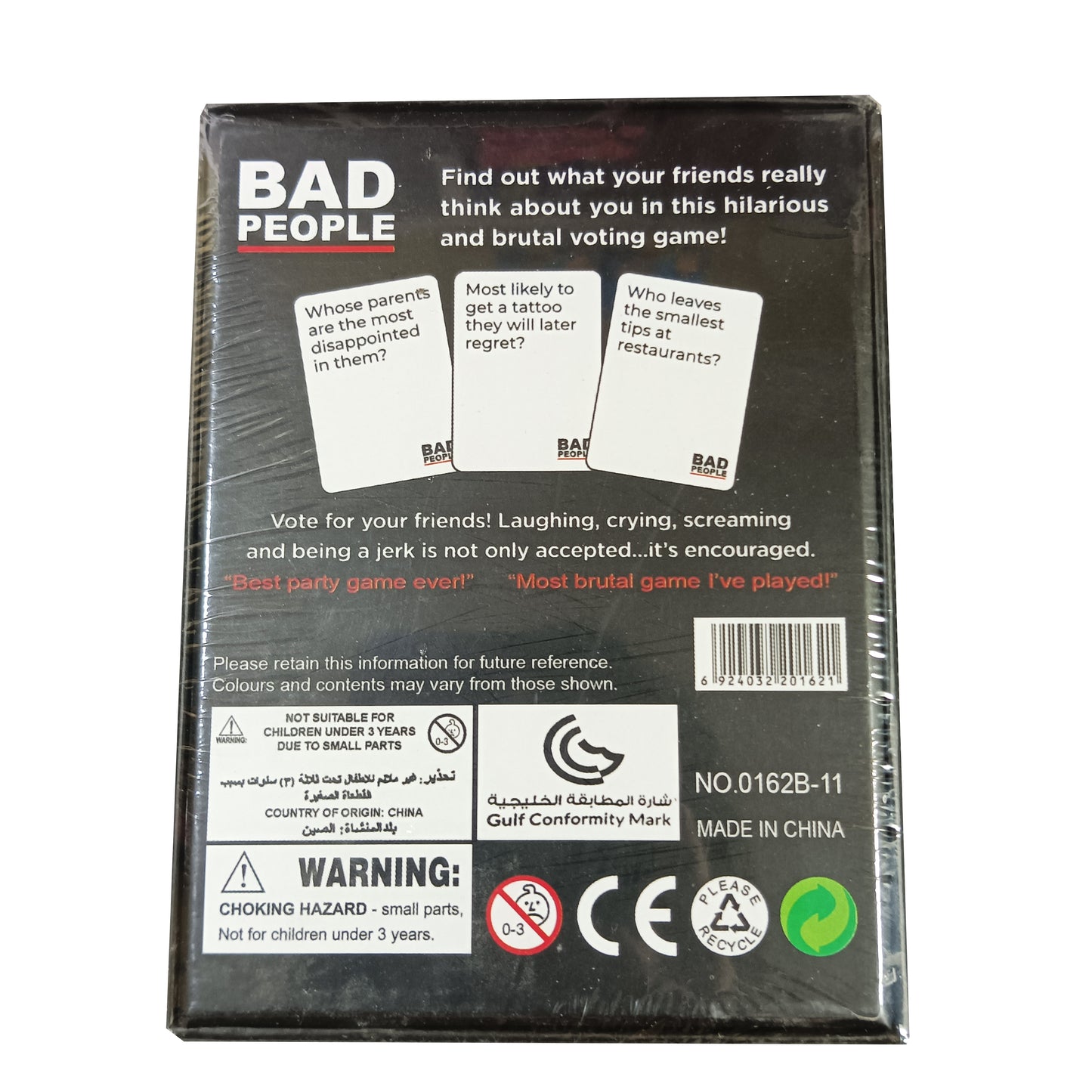 Bad People β Savage Party Card Game | Brutal Voting Game for Adults