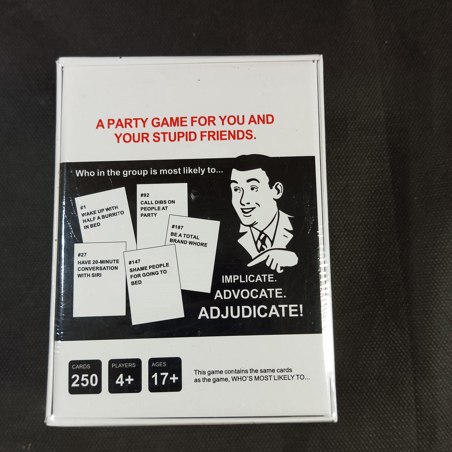 Drunk Stoned or Stupid – Adult Party Game for You and Your Stupid Friends (250 Cards)
