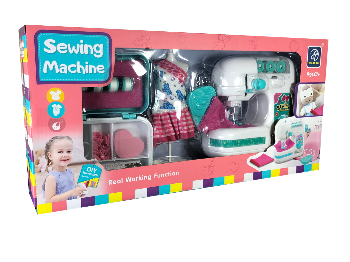Sewing Machine Set for kids real working functions