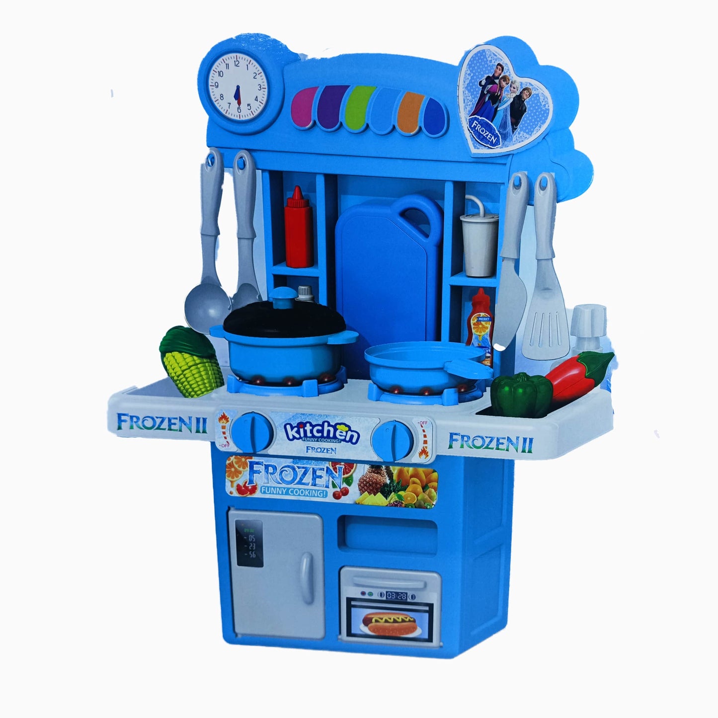 Frozen II Deluxe Toy Kitchen Set: Interactive Playset for Creative Kids