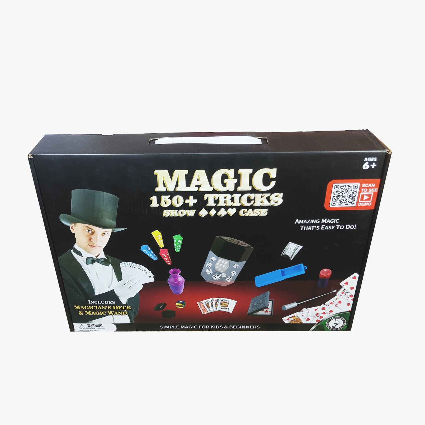 Magic 150+ Tricks Show Set | Complete Magic Kit for Kids & Beginners