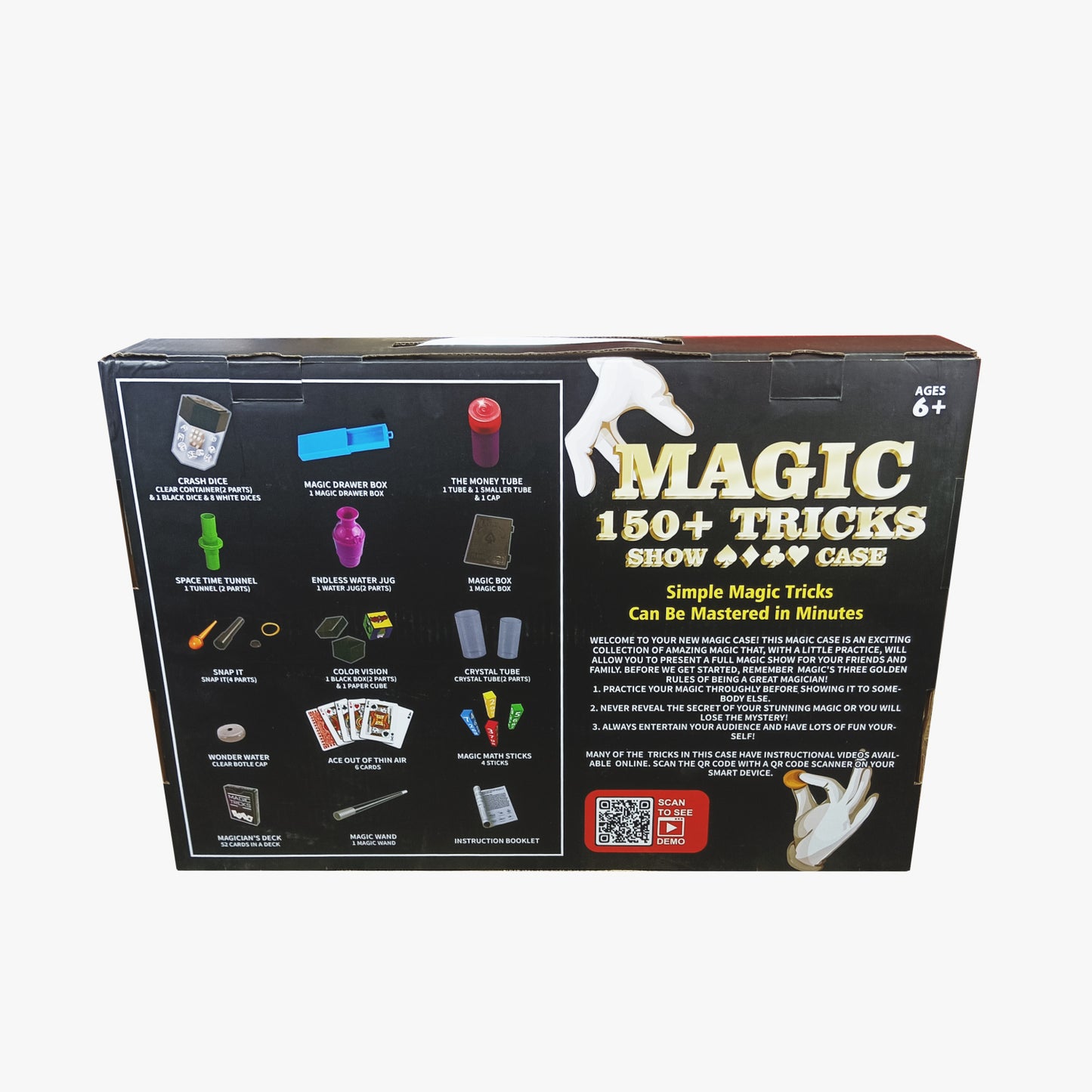 Magic 150+ Tricks Show Set | Complete Magic Kit for Kids & Beginners