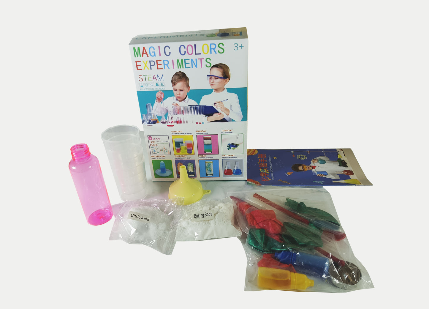 Magic Colors STEAM Experiment Kit for Kids - Exciting Science Learning Toy