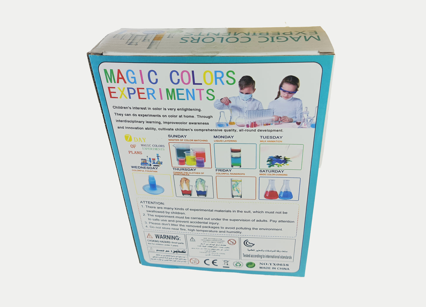 Magic Colors STEAM Experiment Kit for Kids - Exciting Science Learning Toy
