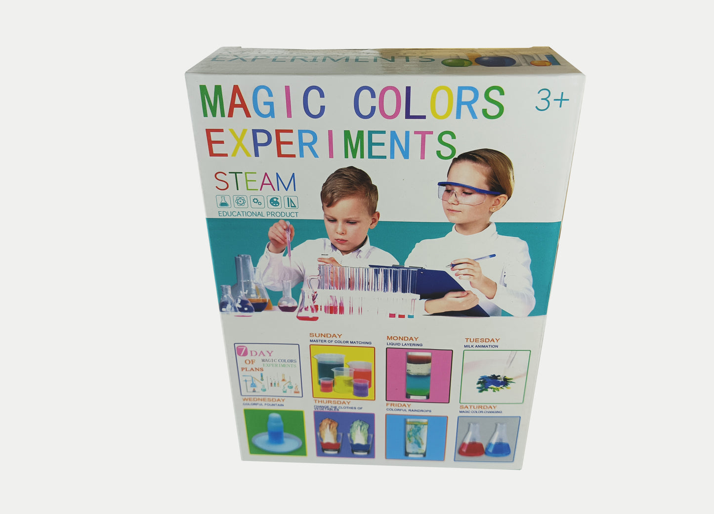 Magic Colors STEAM Experiment Kit for Kids - Exciting Science Learning Toy