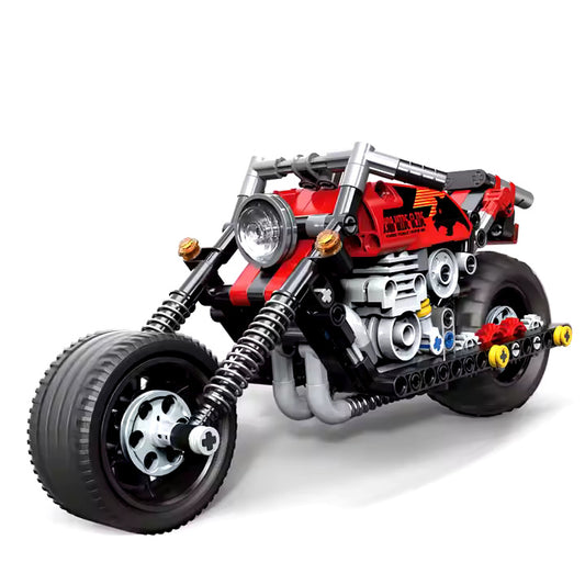 LEGO MecFactor Pull-Back Motorcycle Building Blocks Set