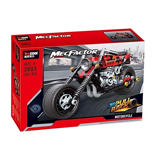 LEGO MecFactor Pull-Back Motorcycle Building Blocks Set