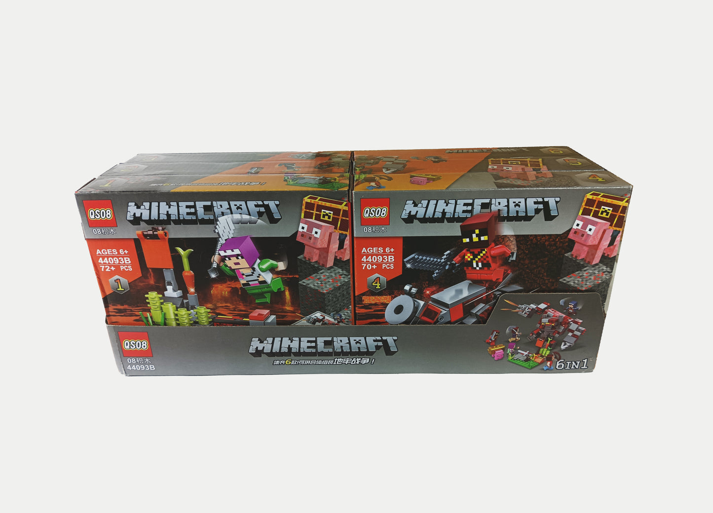 Minecraft Adventure Building Block Set - 6-in-1 Multi-Model Kit
