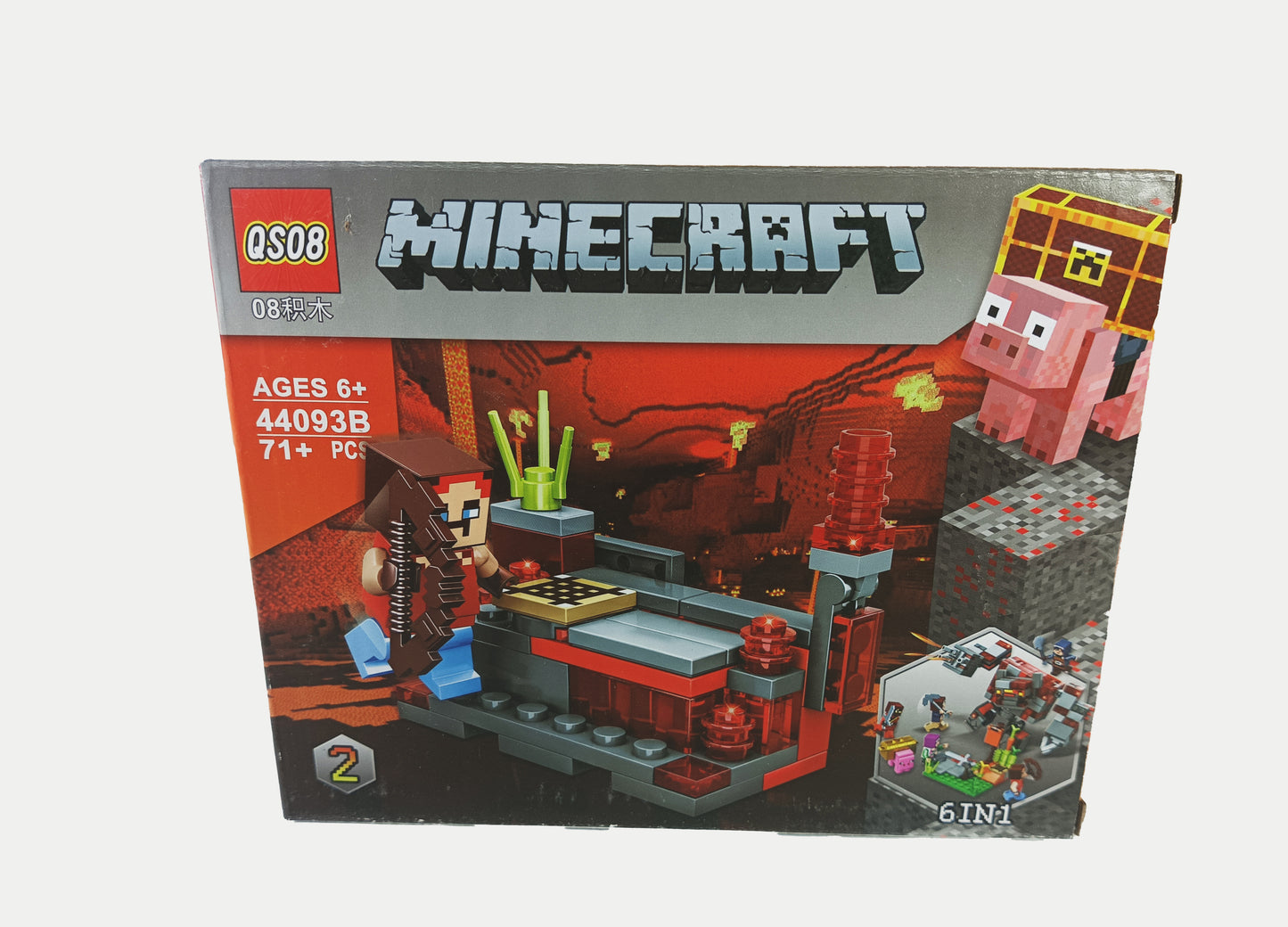 Minecraft Adventure Building Block Set - 6-in-1 Multi-Model Kit