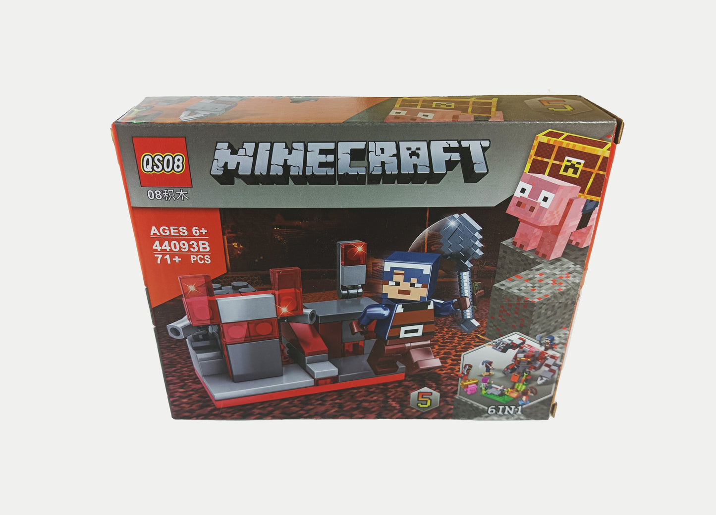 Minecraft Adventure Building Block Set - 6-in-1 Multi-Model Kit