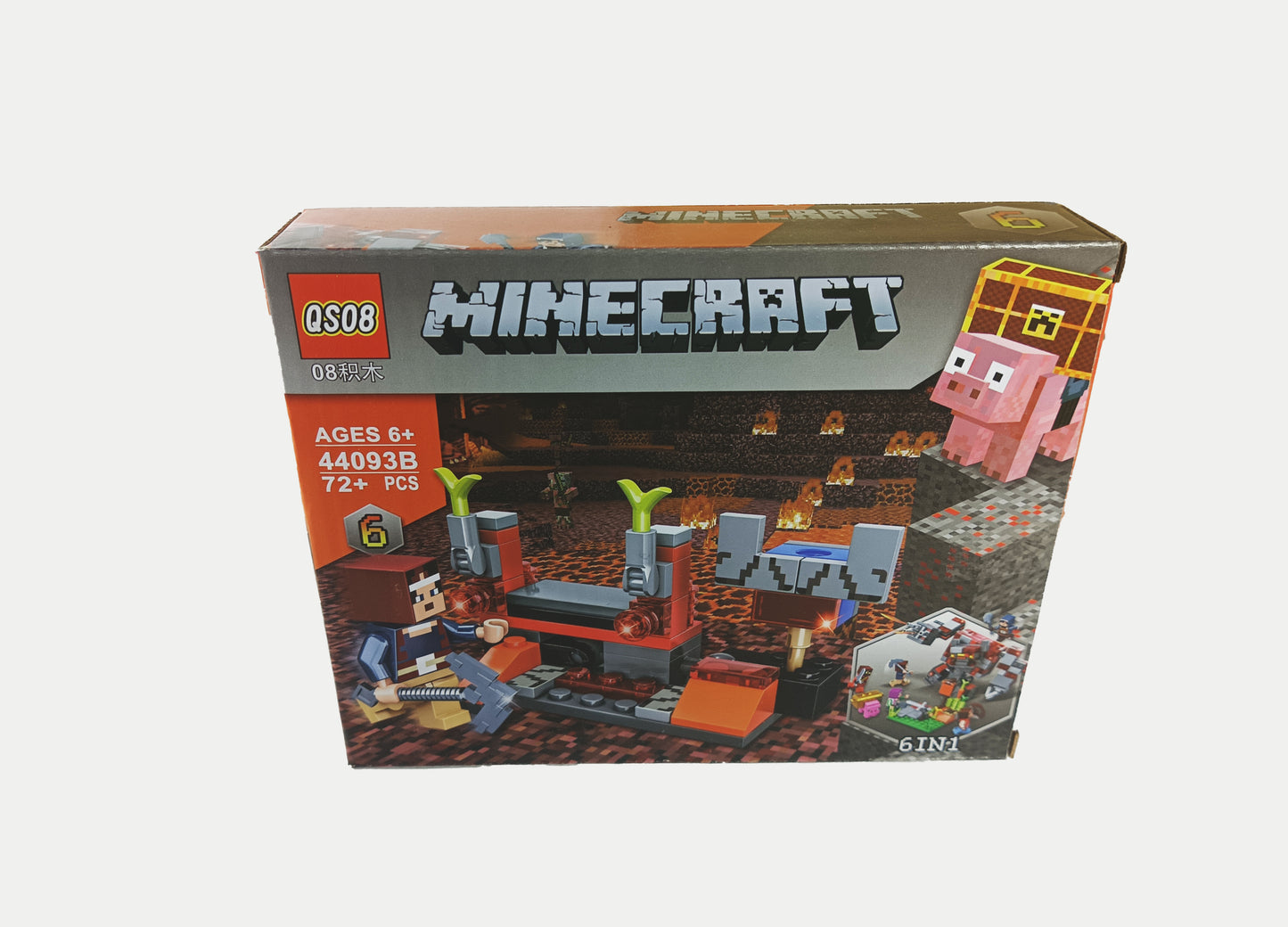 Minecraft Adventure Building Block Set - 6-in-1 Multi-Model Kit