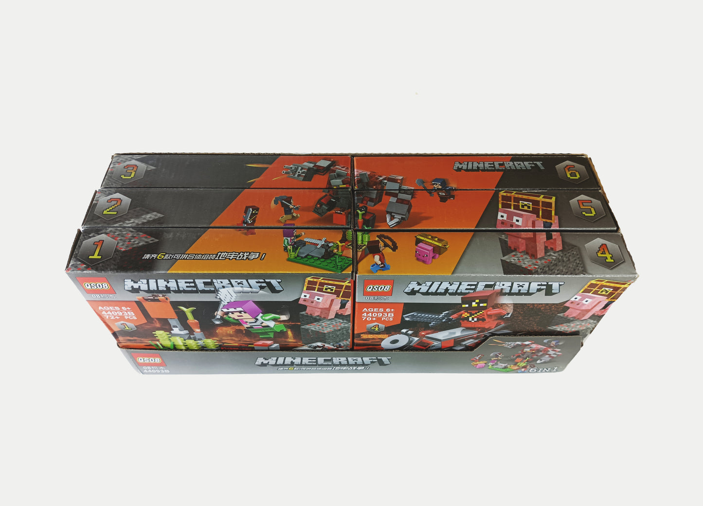 Minecraft Adventure Building Block Set - 6-in-1 Multi-Model Kit