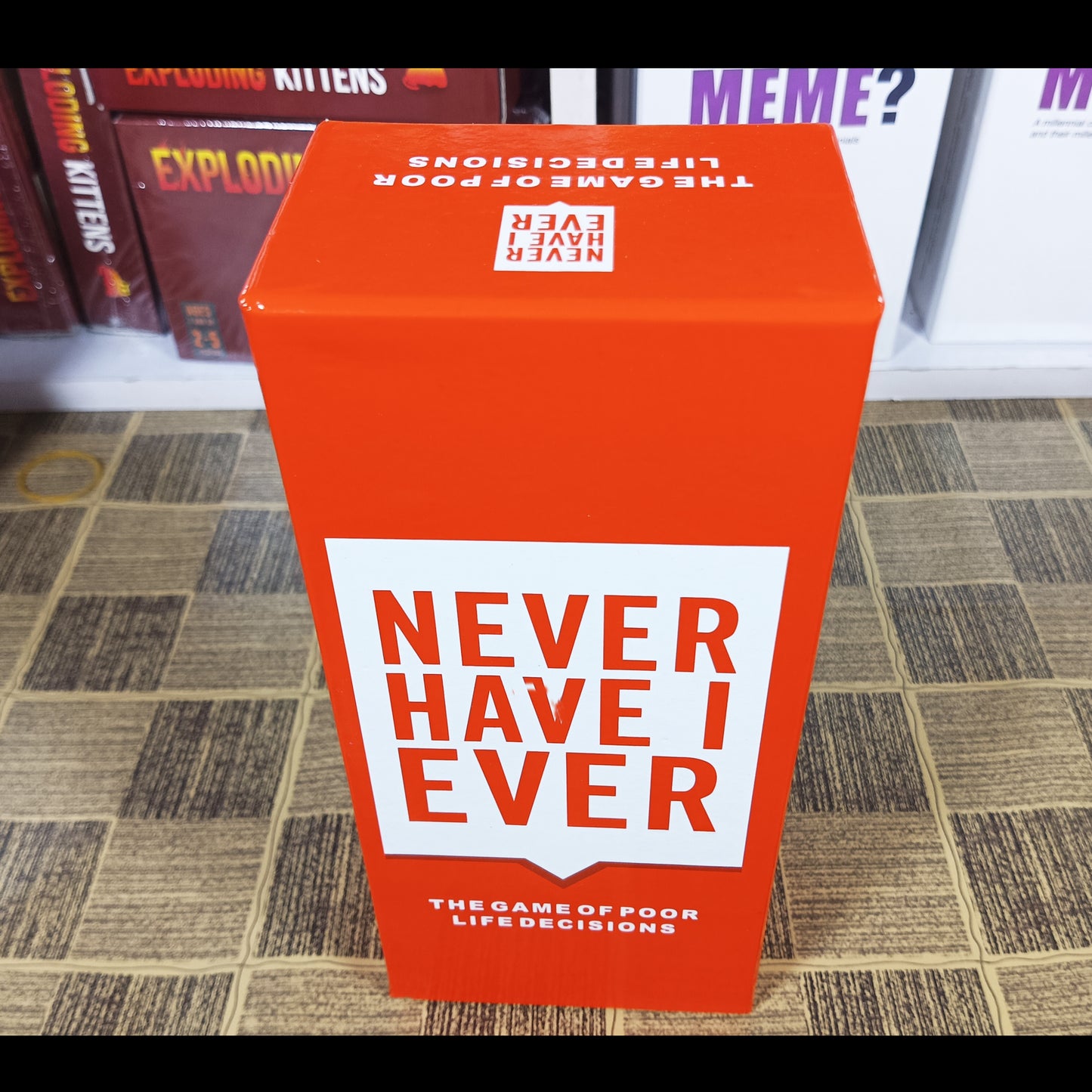 card game, Never Have I Ever: The Game of Poor Life Decisions 17+