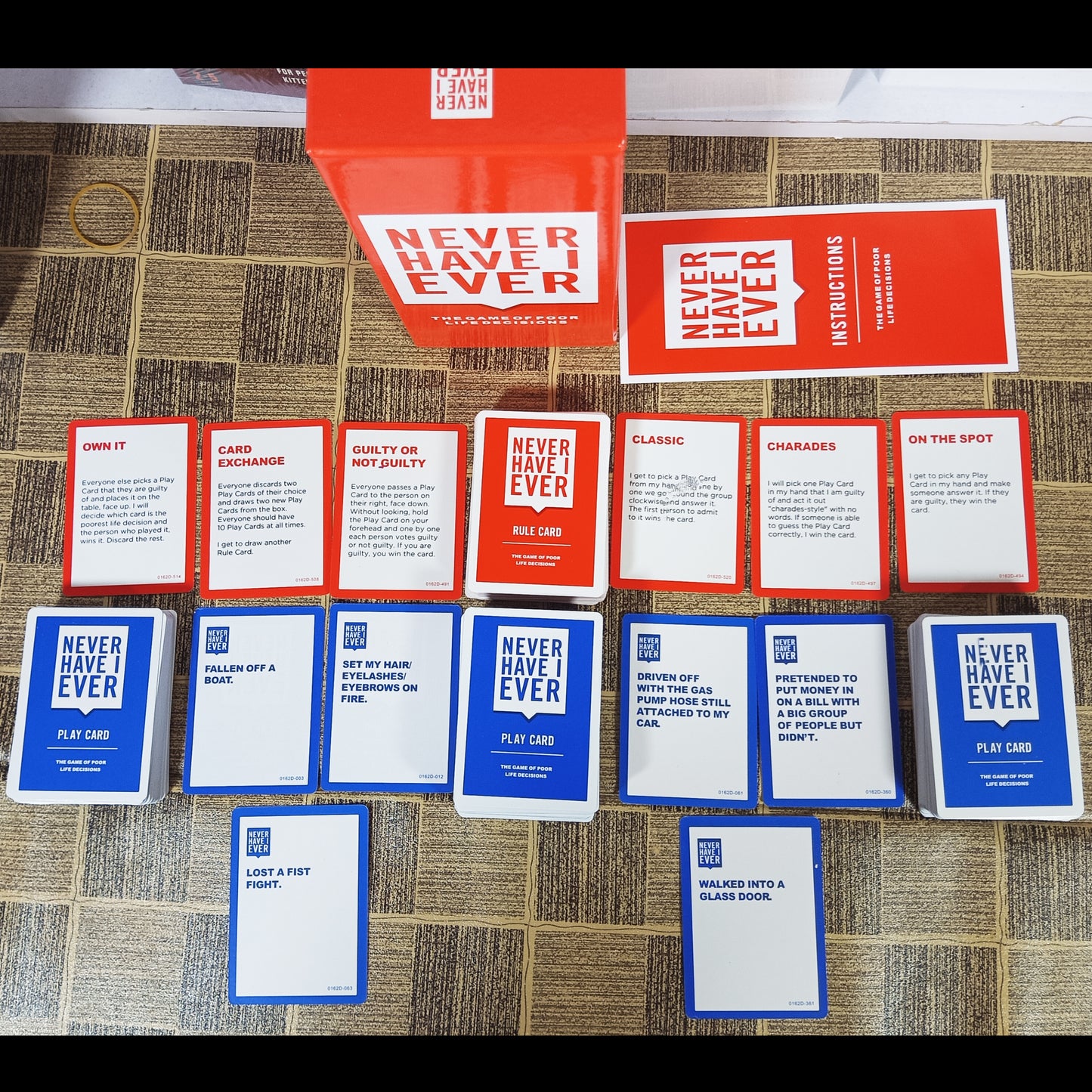 card game, Never Have I Ever: The Game of Poor Life Decisions 17+